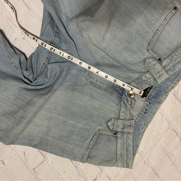 Lane Bryant Light Blue Denim Shorts in size 14 GUC - Picture 5 of 11